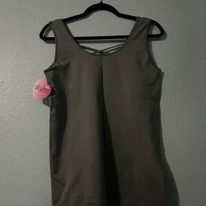 Grey Reversible Tank Top